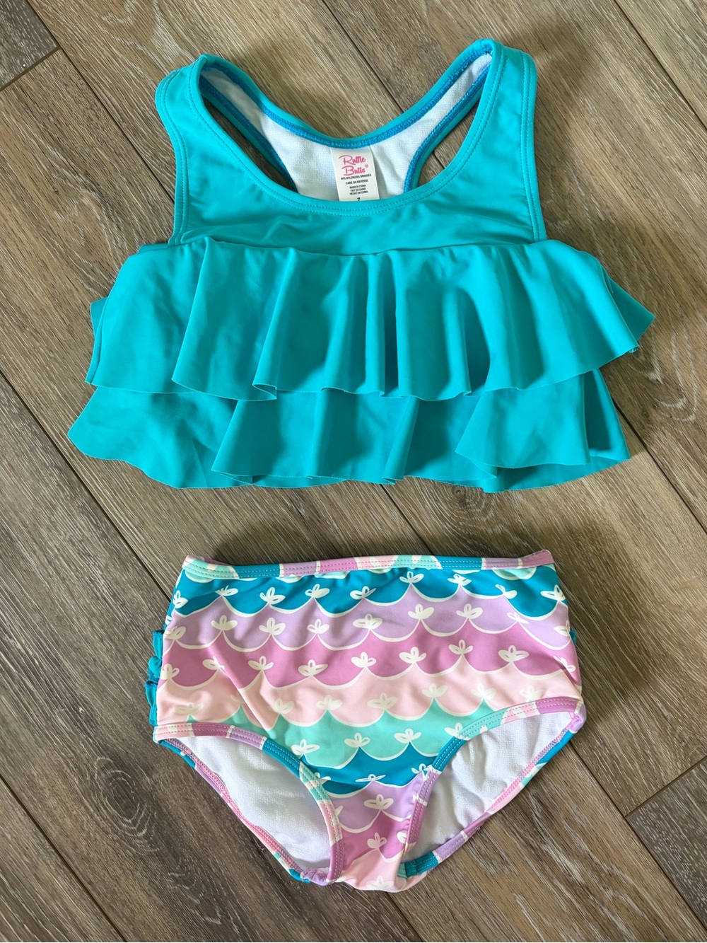 Ruffle Butts Girls Two Piece Swimsuit